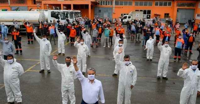 Antalya’da temizlik işçileri için özel 1 Mayıs kutlaması