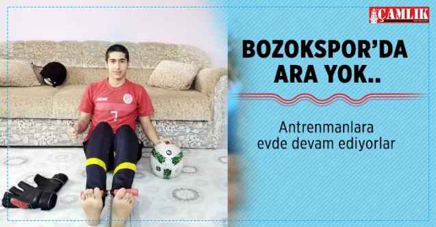 Bozokspor antrenmanlara evde devam ediyorlar