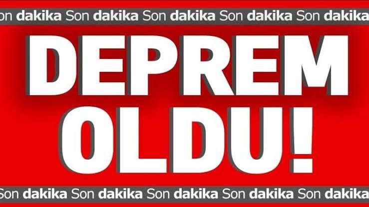 Son Dakika: Yine Deprem Oldu