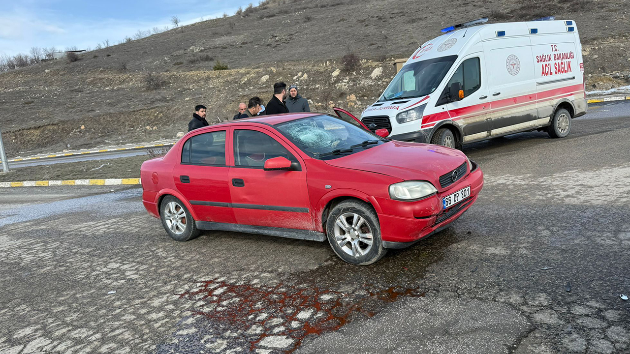 Yozgat’ta ÇEDAŞ Kavşağı’nda Trafik Kazası