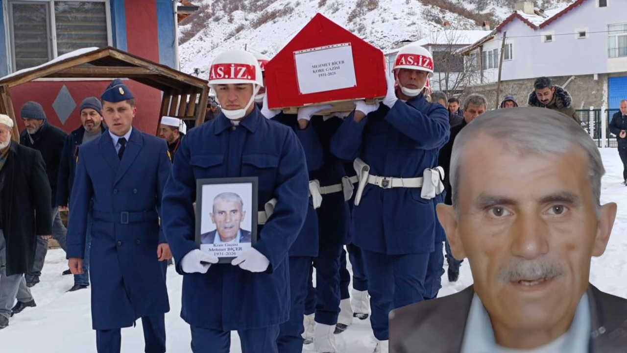 Yozgatlı Kore Gazisi Mehmet Biçer’e Askeri Törenle Veda