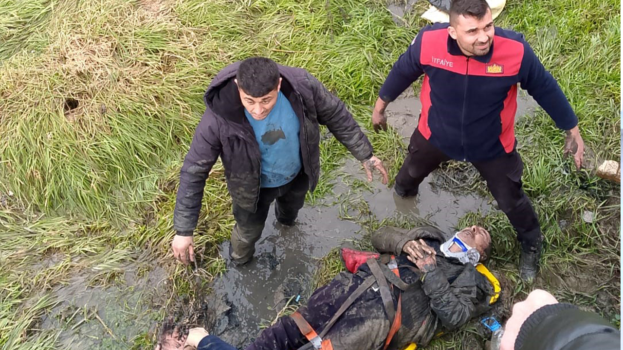 Sorgun’da Dere Yatağına Düşen Elektrikli Bisiklet Sürücüsü Kurtarıldı