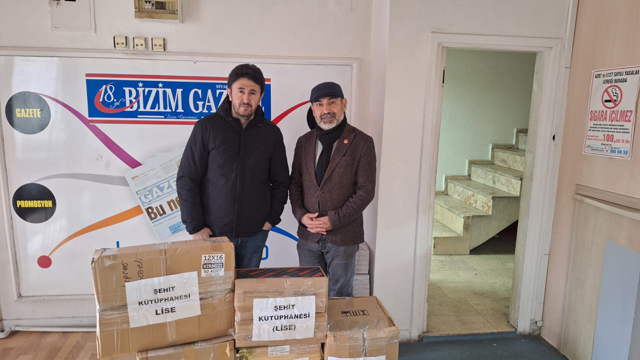 Yozgatlı Gazeteci-Yazar Mustafa Eranıl’dan Okullara Anlamlı Kitap Desteği