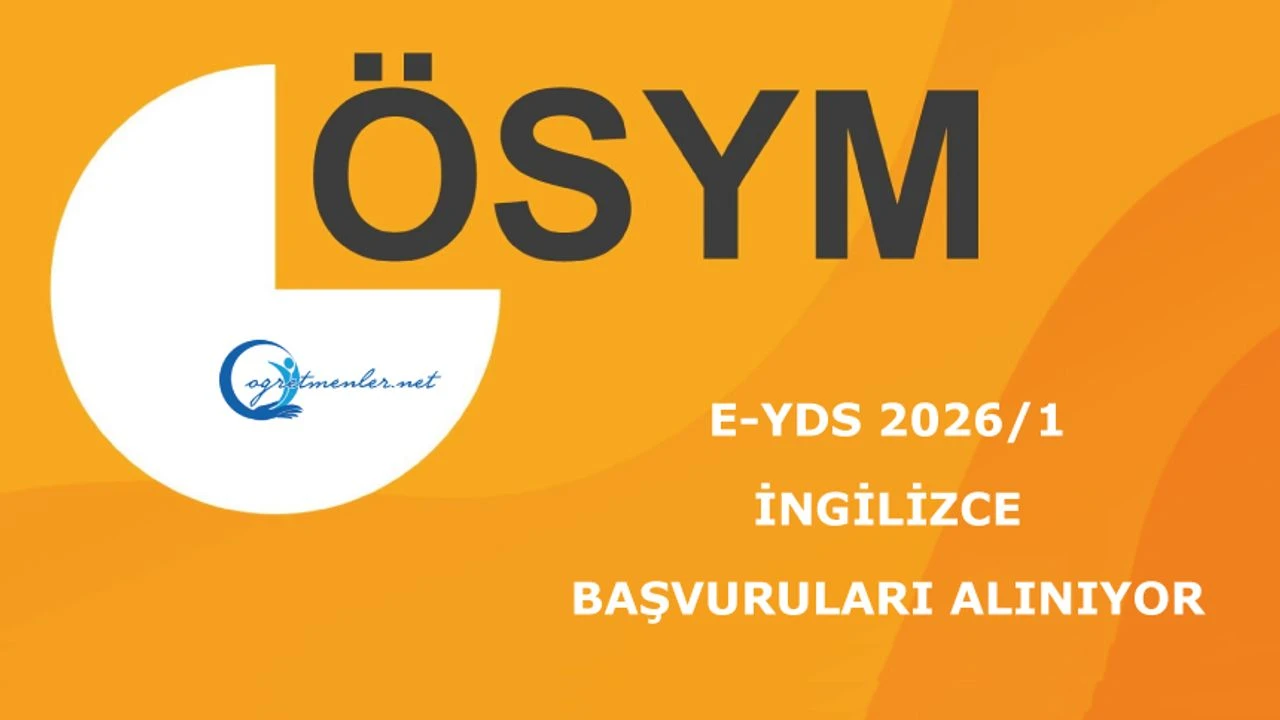 ÖSYM, e-YDS 2026/1 İngilizce Başvurularını Başlattı