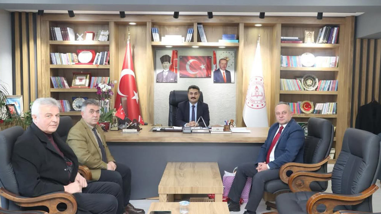 Sivas Milli Eğitim Müdürüne Yozgat’tan hemşehri ziyareti