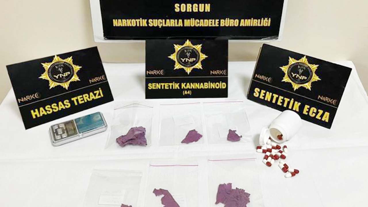Yozgat Emniyetinden Sorgun’da Yasaklı Madde Operasyonu
