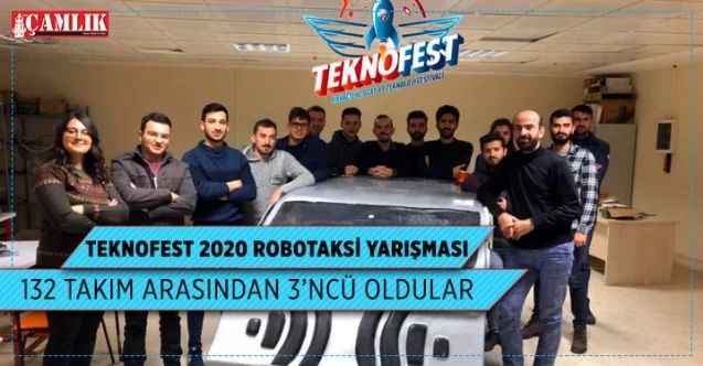 YOBÜ Elektrik-Elektronik Mühendisliği öğrencileri BEEM takımı Robotaksi yarışmasında 3'ncü oldu