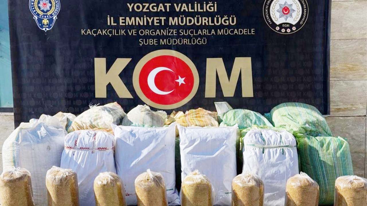 Yozgat’ta Kaçakçılara Darbe: Araçta 650 Kilo Tütün Ele Geçirildi