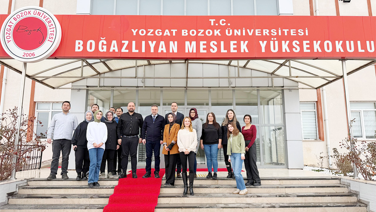 Yozgat Bozok Üniversitesi Rektörü Evren Yaşar’dan Boğazlıyan MYO’ya Akademik Ziyaret