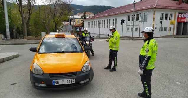 Yozgat’ta toplu taşıma araçlarında korona virüs denetimi yapıldı