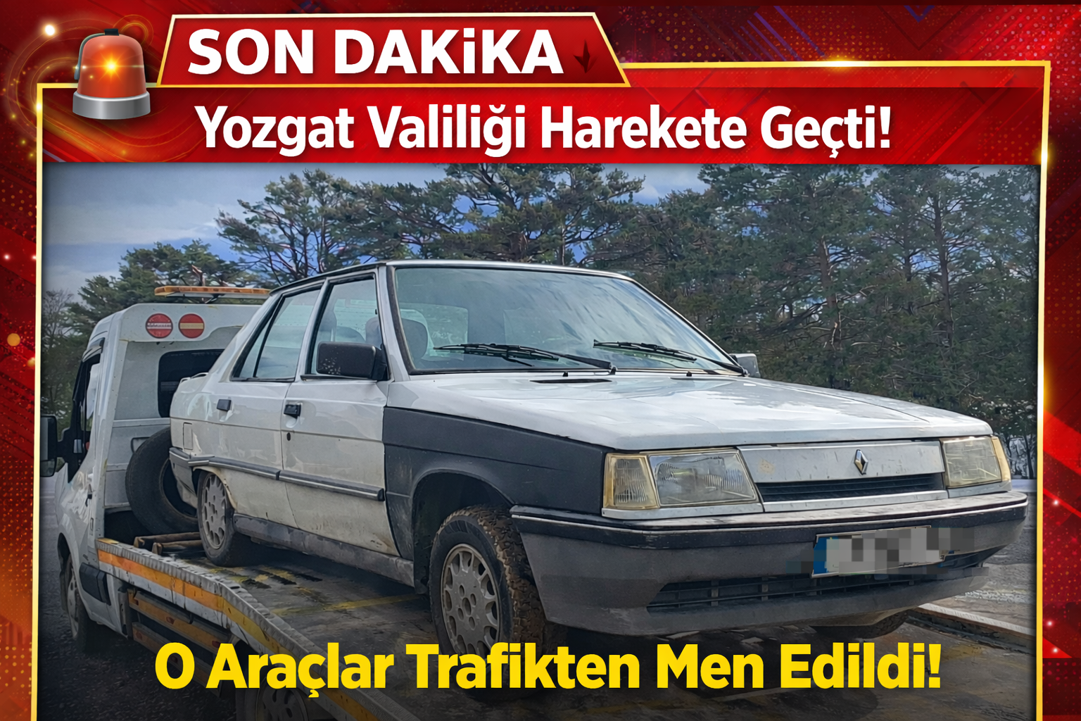 Yozgat Valiliği Harekete Geçti! O Araçlar Trafikten Men Edildi