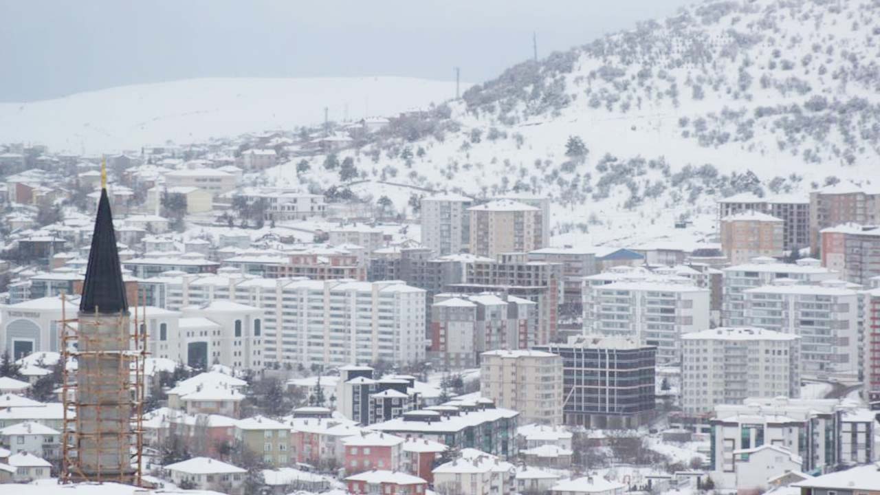 Meteorolojiden Yozgat İçin Kuvvetli Kar Yağışı Uyarısı