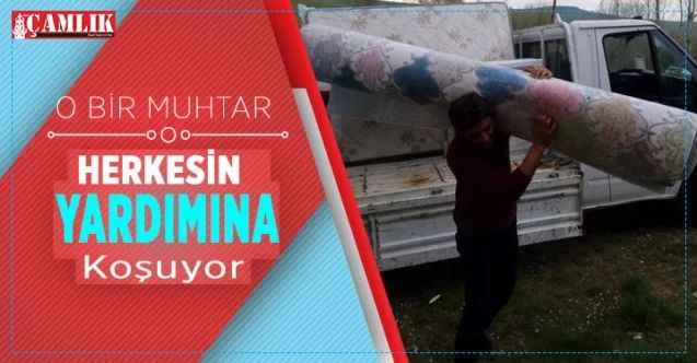 Saraykent'in En genç muhtarı, herkesin yardımına koşuyor