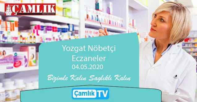 04 Mayıs Pazartesi günü Yozgat ve ilçelerinde nöbetçi eczaneler