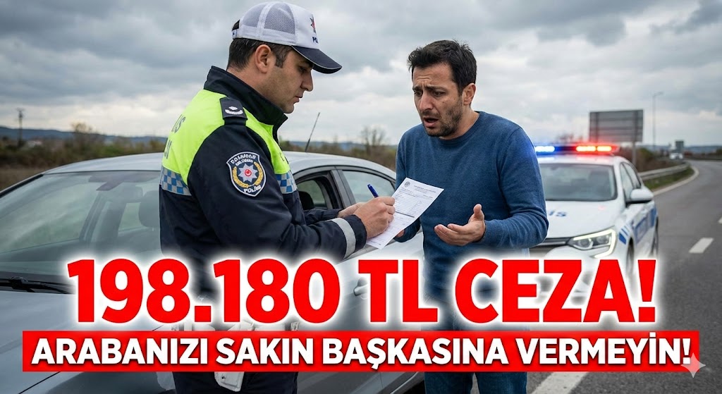 Arabasını Başkasına Veren Yandı! Tek İhlalde 198.180 TL Ceza Kapıda