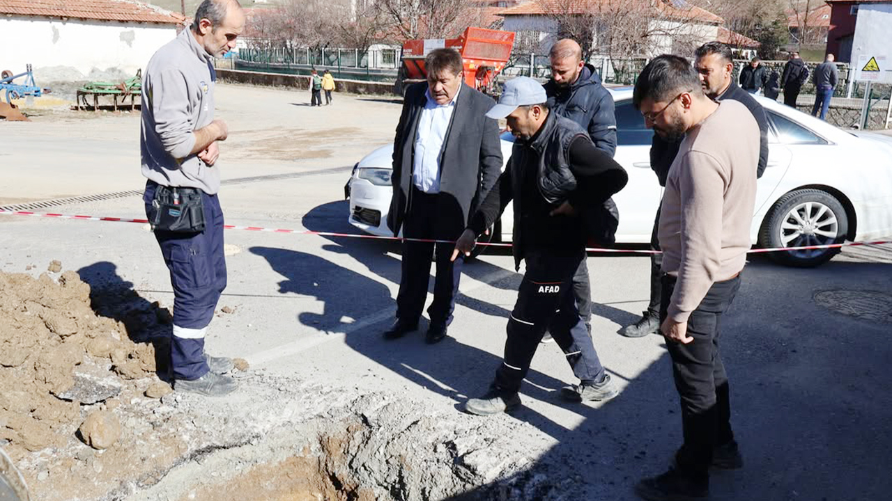 Saraykent’te Yağış Sonrası Su Arızası Giderildi