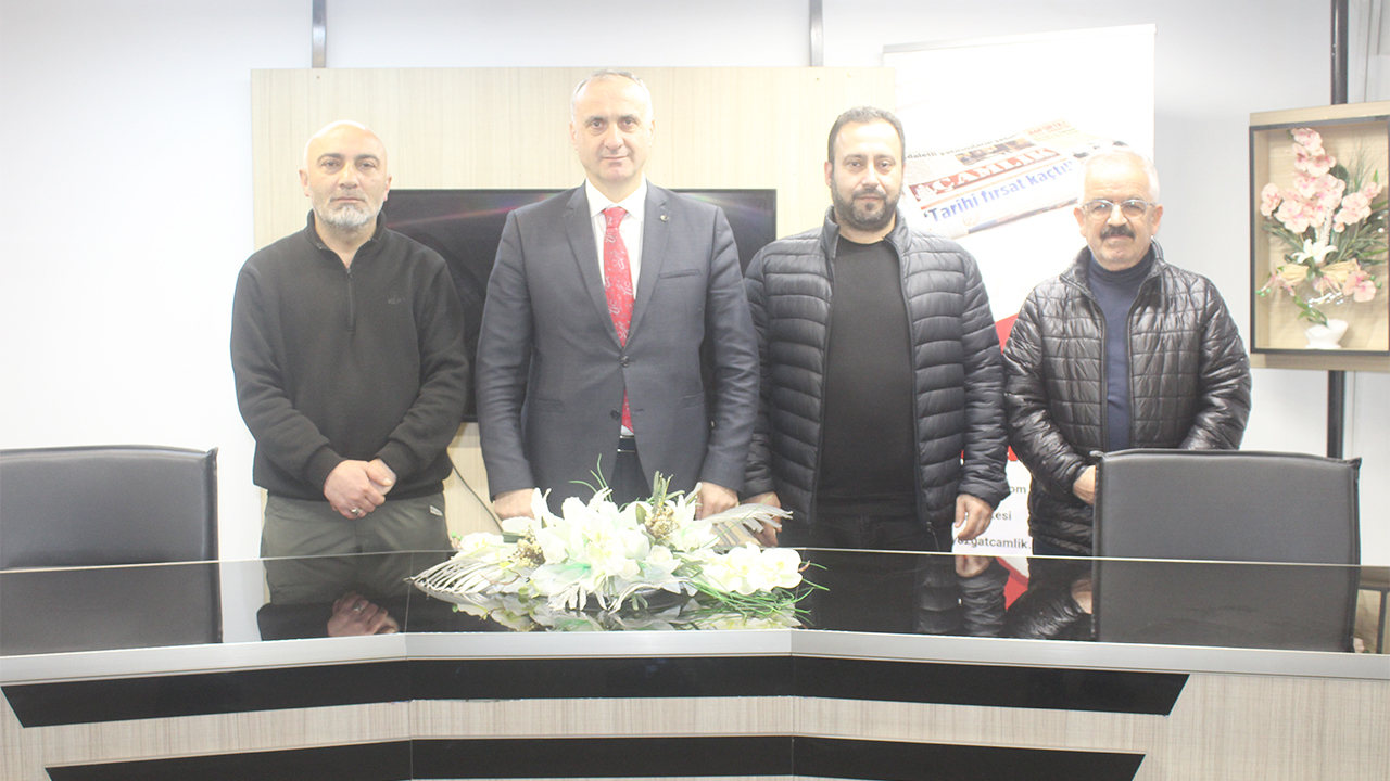 Basın İlan Kurumu Samsun Bölge Müdürü Nedim Engin’den yerel basına destek: Çamlık’ı ziyaret etti!