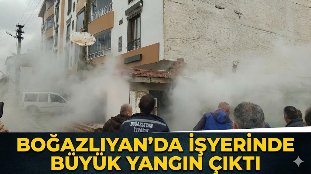Boğazlıyan’da İşyerinde Büyük Yangın Çıktı