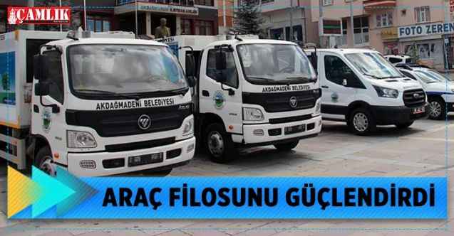 Akdağmadeni Belediyesi araç filosunu güçlendirdi