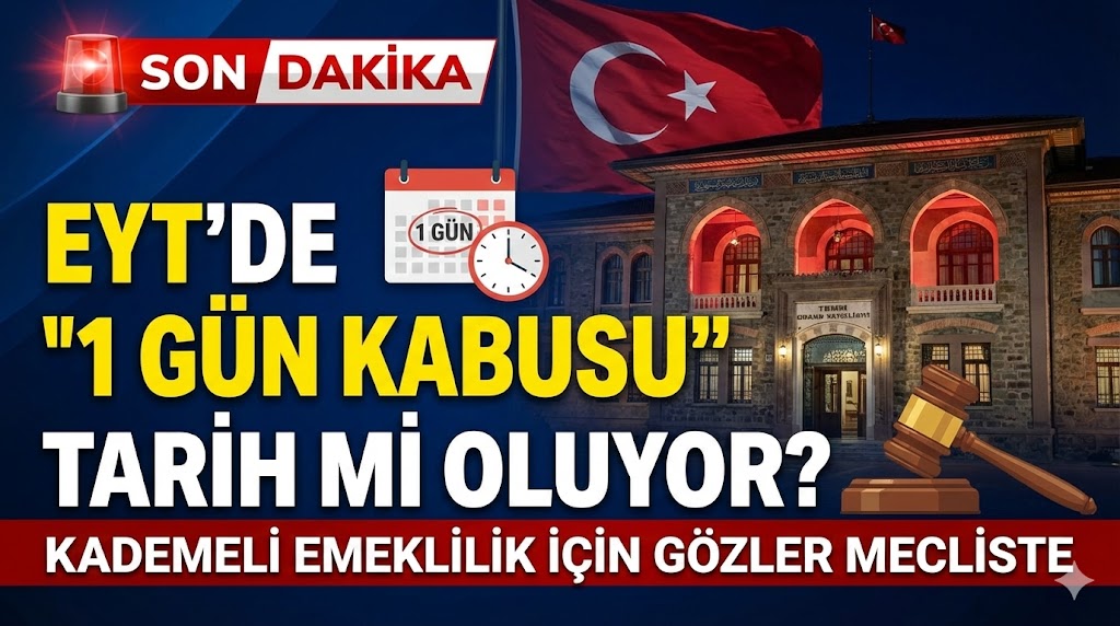 EYT'de '1 Gün Kabusu' Tarih mi Oluyor? Kademeli Emeklilik İçin Gözler Mecliste