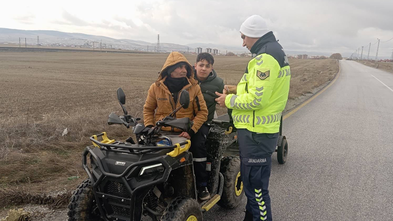 Sorgun’da Motosiklet Sürücülerine Yönelik Trafik Denetimi