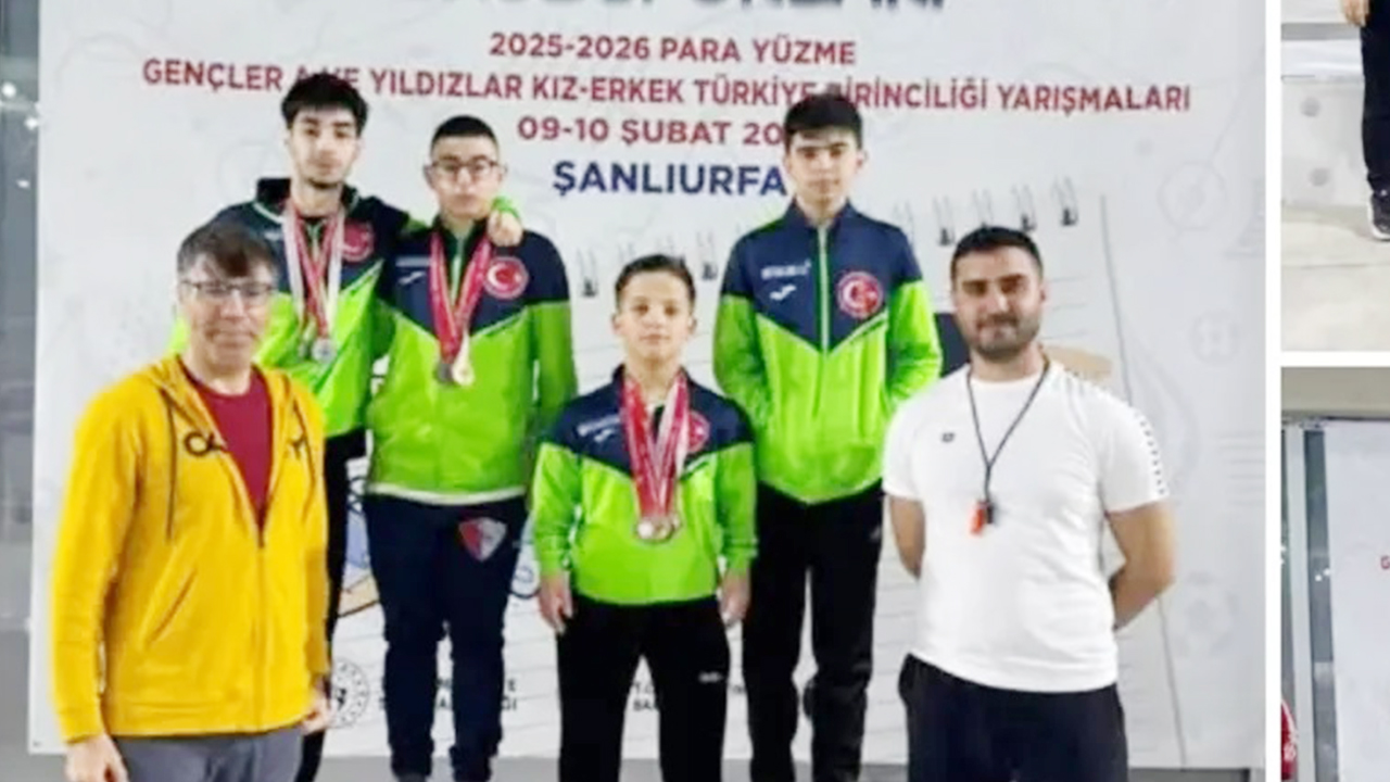 Yozgatlı Para Yüzücüler Türkiye Şampiyonası’nda Zirvede: Şanlıurfa’dan 14 Madalya ile Döndüler