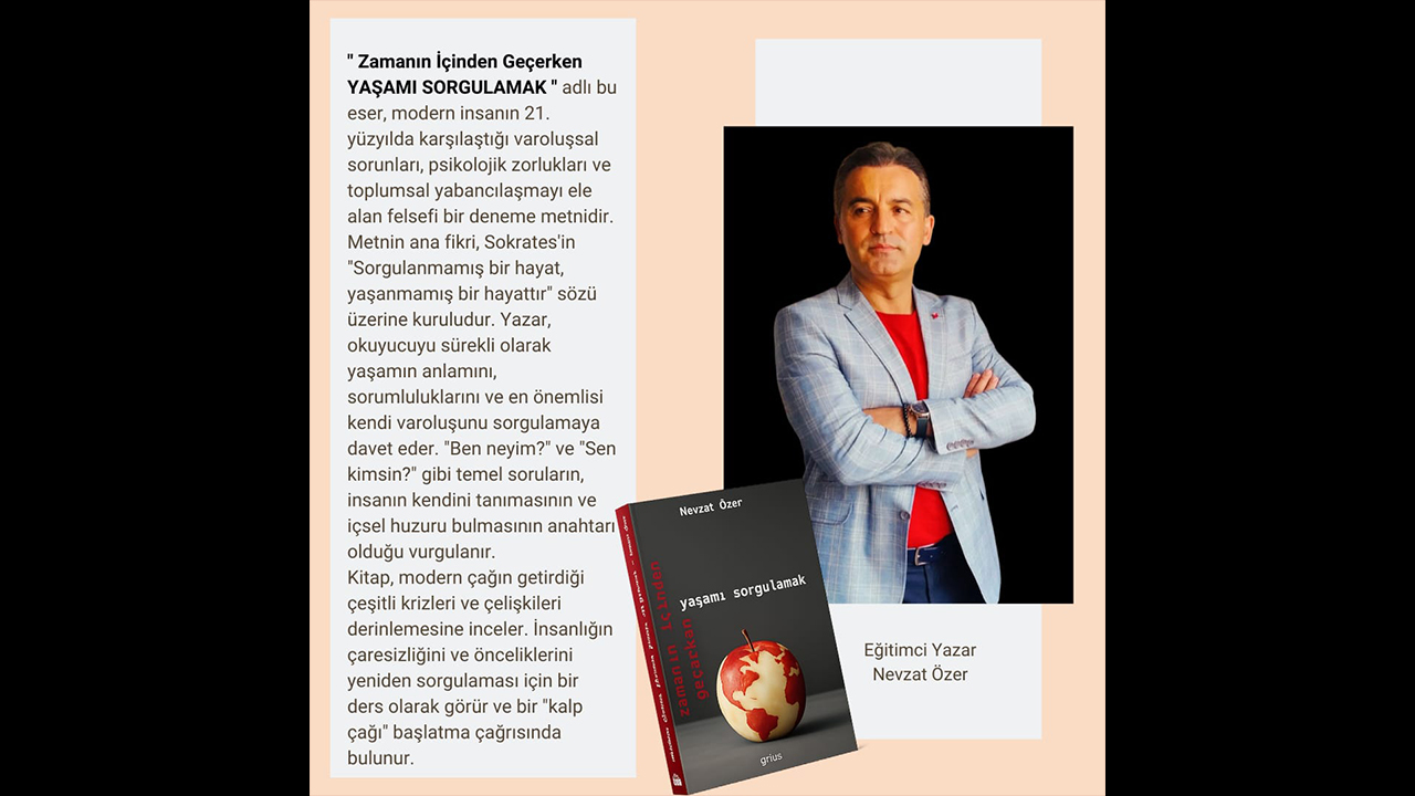Yozgatlı Psikolojik Danışman Nevzat Özer’den Yeni Kitap