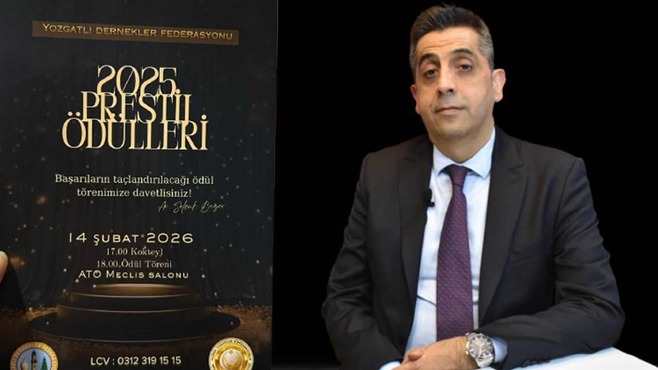 Yozgatlı Dernekler Federasyonu 2025 Prestij Ödülleri 14 Şubat’ta Ankara’da sahiplerini Bulacak
