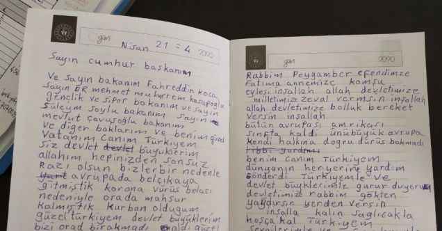 Karantinadaki vatandaşlardan duygu dolu mesajlar