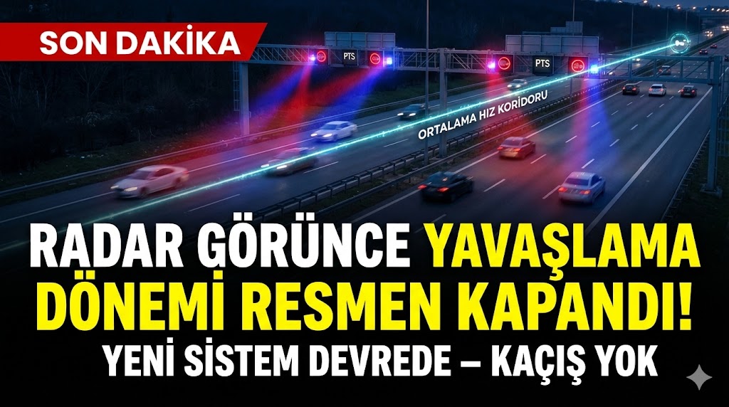 Radar Görünce Yavaşlama Dönemi Bitti! Yeni Sistem Resmen Devrede