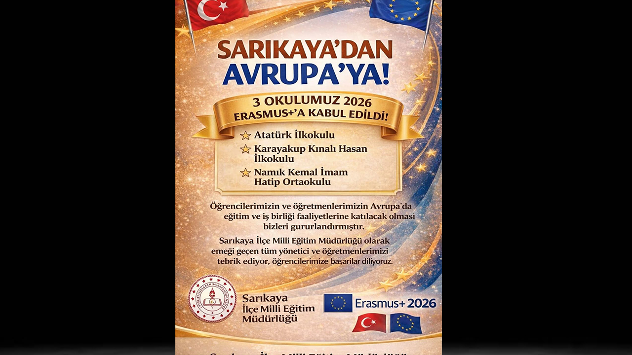 Sarıkaya’dan Avrupa’ya Eğitim Köprüsü