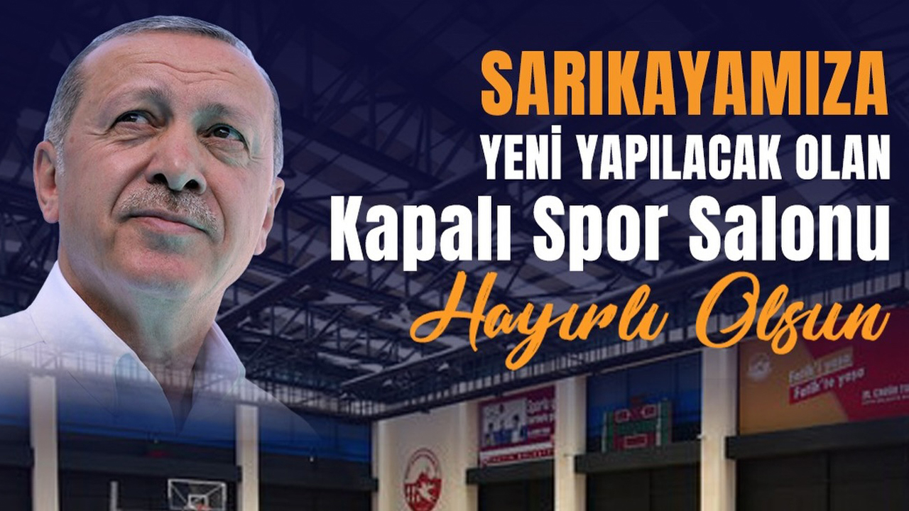 Sarıkaya’ya Yeni Spor Tesisleri Geliyor