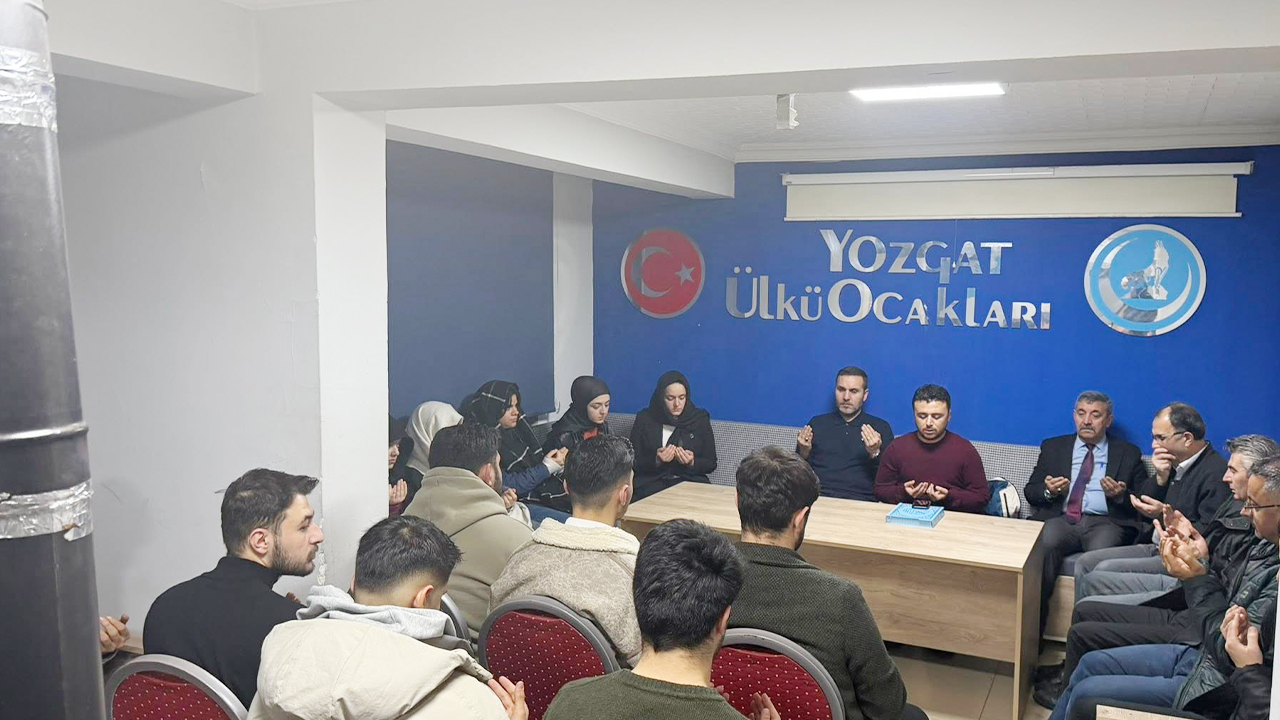 Yozgat Ülkü Ocakları, Deprem Şehitlerini Kur’an Tilavetiyle Andı