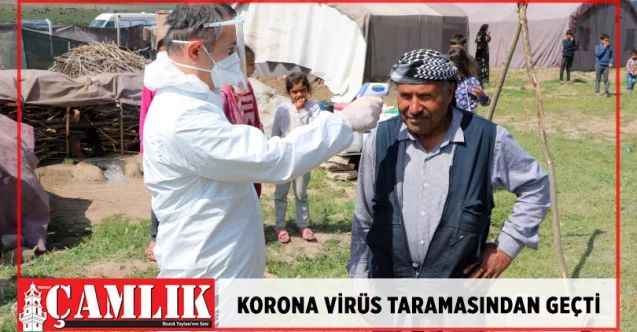 Mevsimlik tarım işçileri korona virüs taramasından geçti