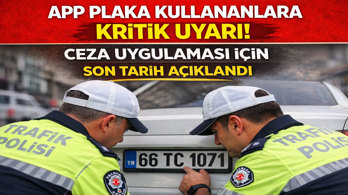 APP Plaka Kullananlara Kritik Uyarı! Ceza Uygulaması İçin Son Tarih Açıklandı