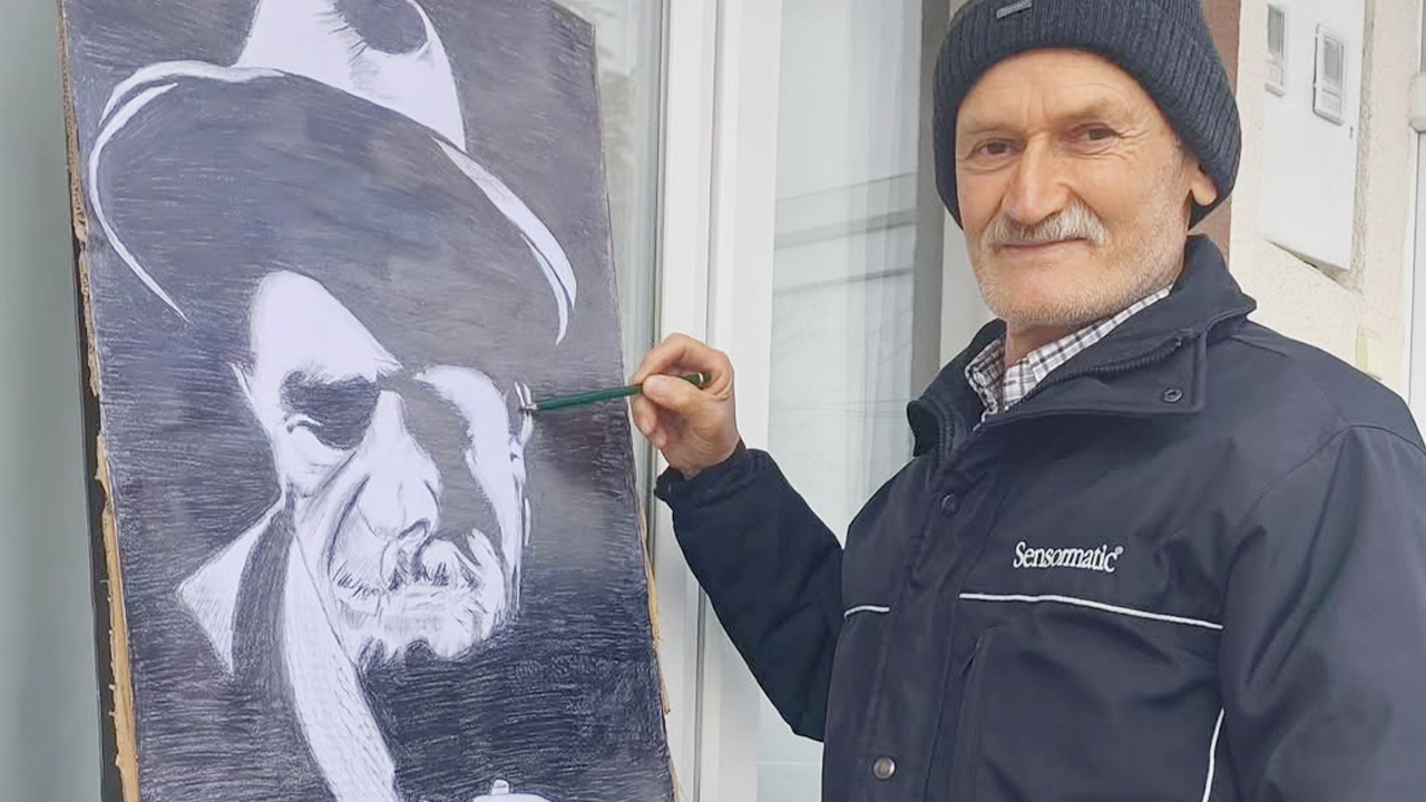 Boğazlıyan’da Ressam Ertürk’ten Aşık Veysel’e "Gönül Gözü" Vefası