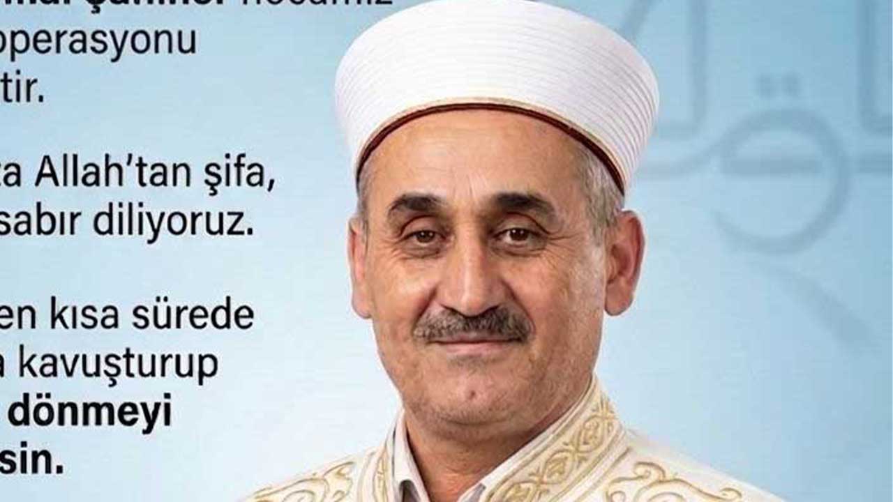 Yozgat’ta tarihi camiin imamına büyük operasyon: geçmiş olsun!