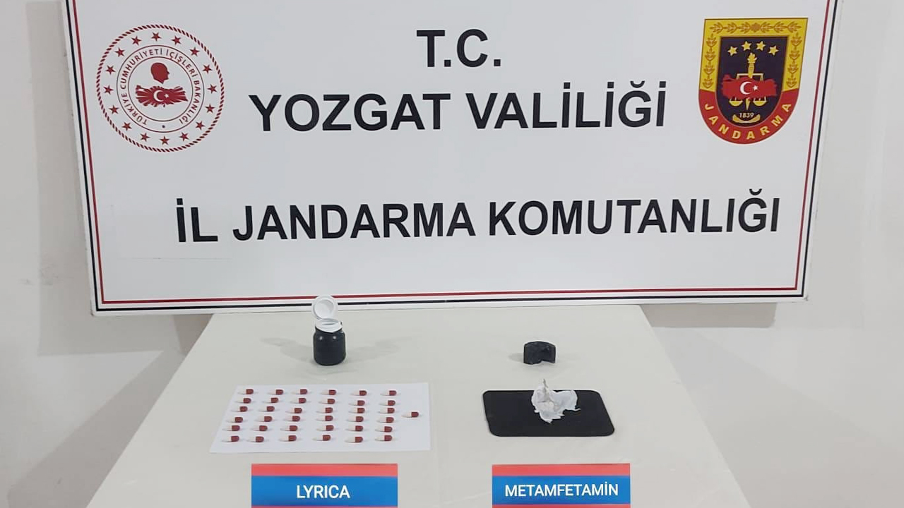 Yozgat’ta sentetik ecza hap ve metamfetamin ele geçirildi