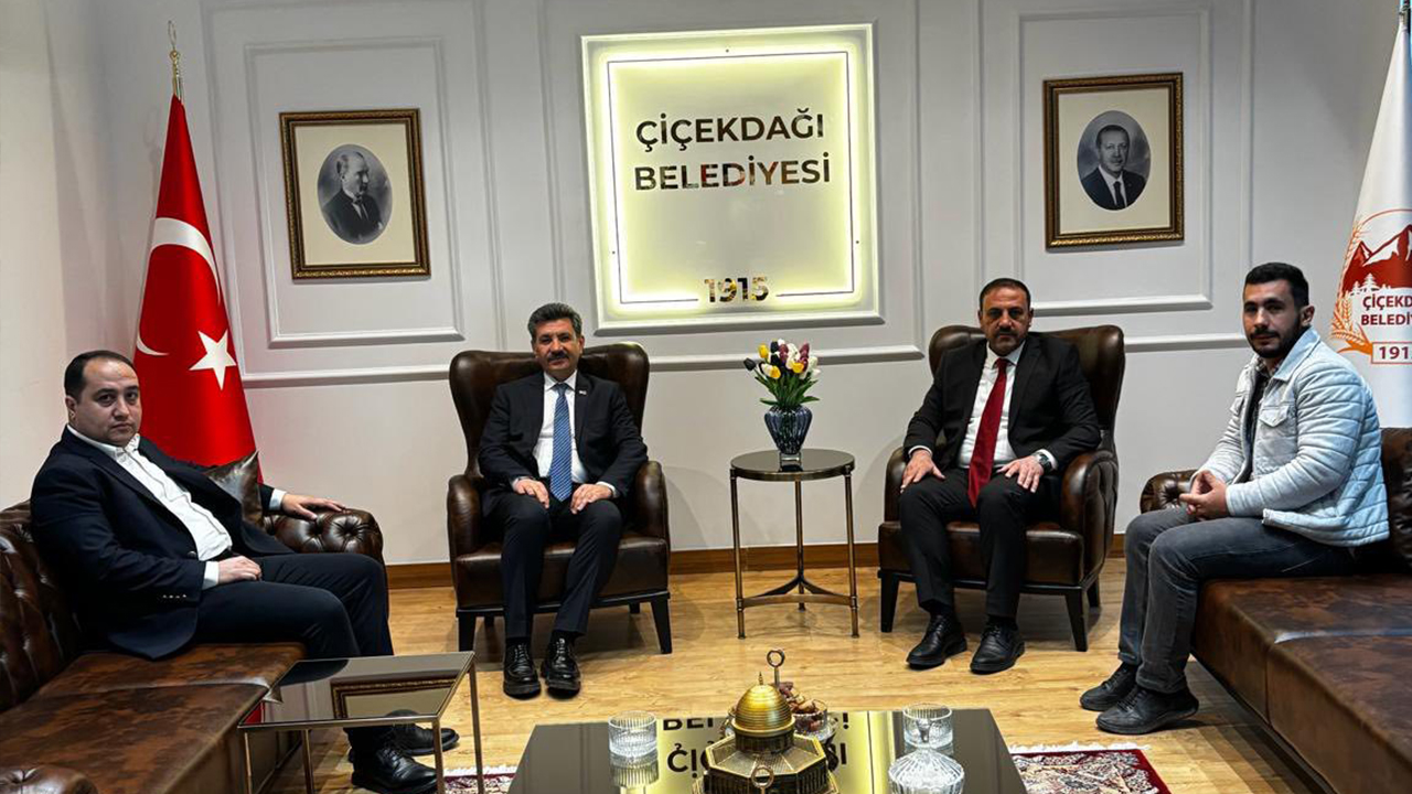 Türkiye İttifakı Partisi Genel Başkanı Ferhat Yılmaz’dan Çiçekdağı Belediye Başkanı Hasan Hakanoğlu’na Ziyaret