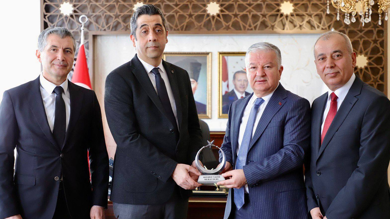 Yozgatlı Dernekler Federasyonu’ndan Aksaray Valisi Murat Duru’ya Hayırlı Olsun Ziyareti