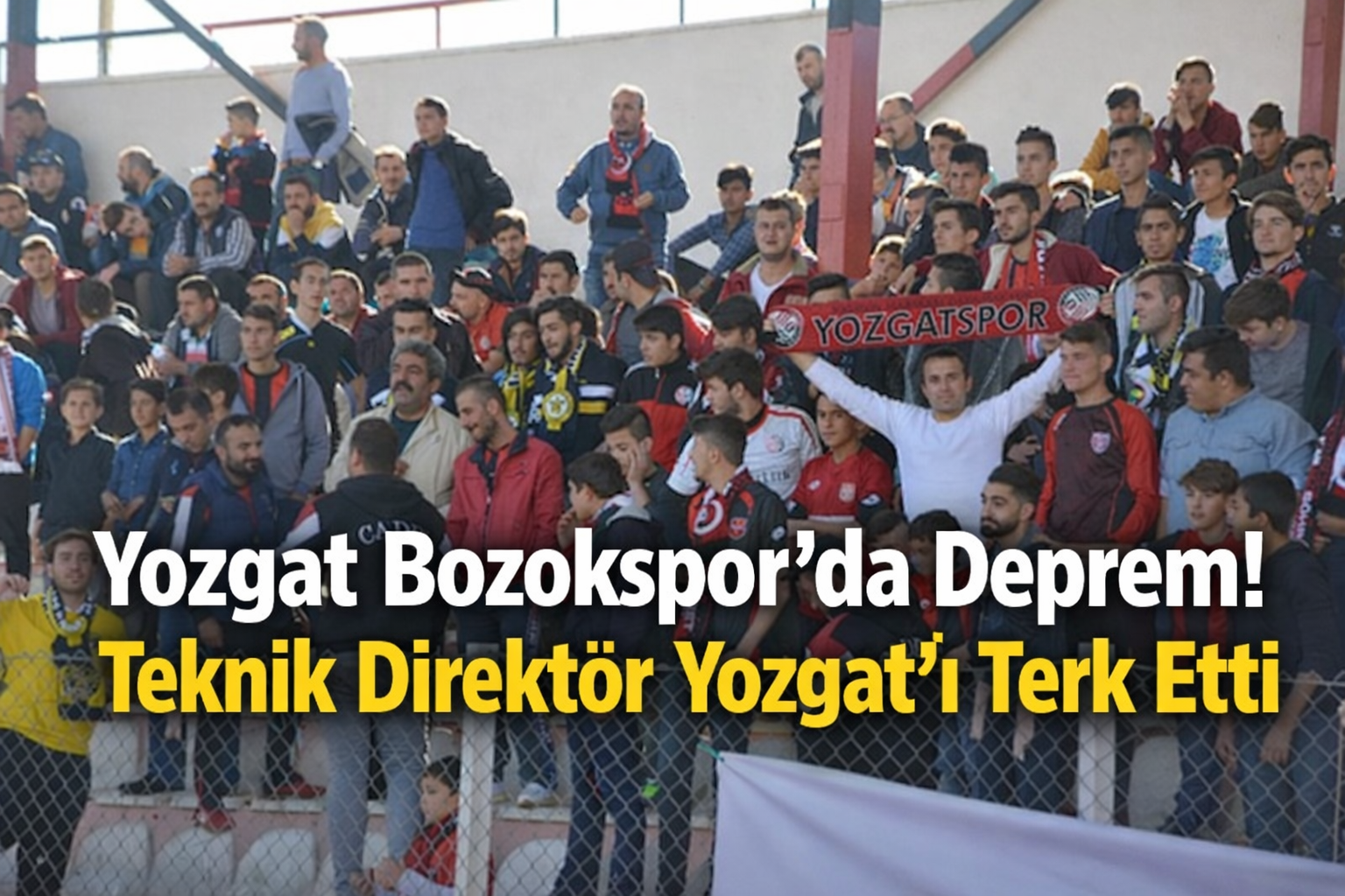 Yozgat Bozokspor’da Deprem! Teknik Direktör Yozgat'ı Terk Etti