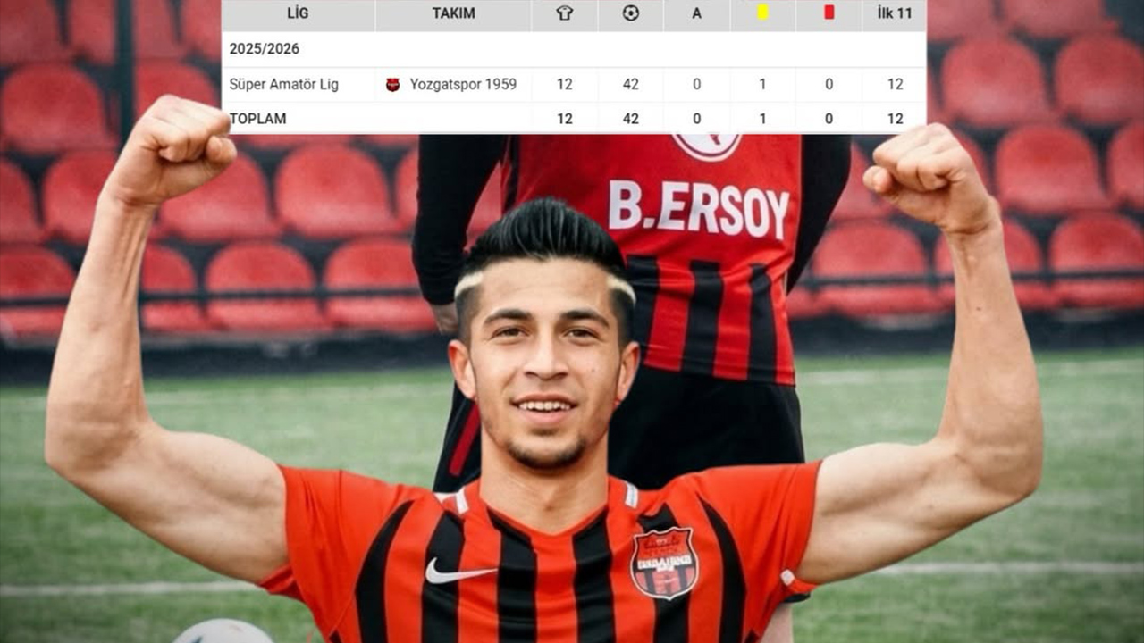 Yozgat’ta süper amatörün en golcü oyuncusu oldu