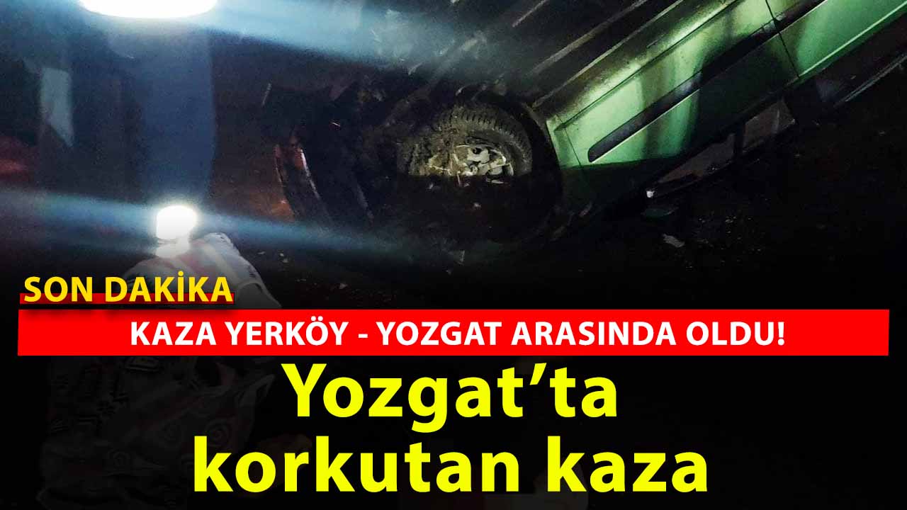 Yozgat’ta Korkutan Kaza: Kontrolden Çıkan Araç Takla Attı