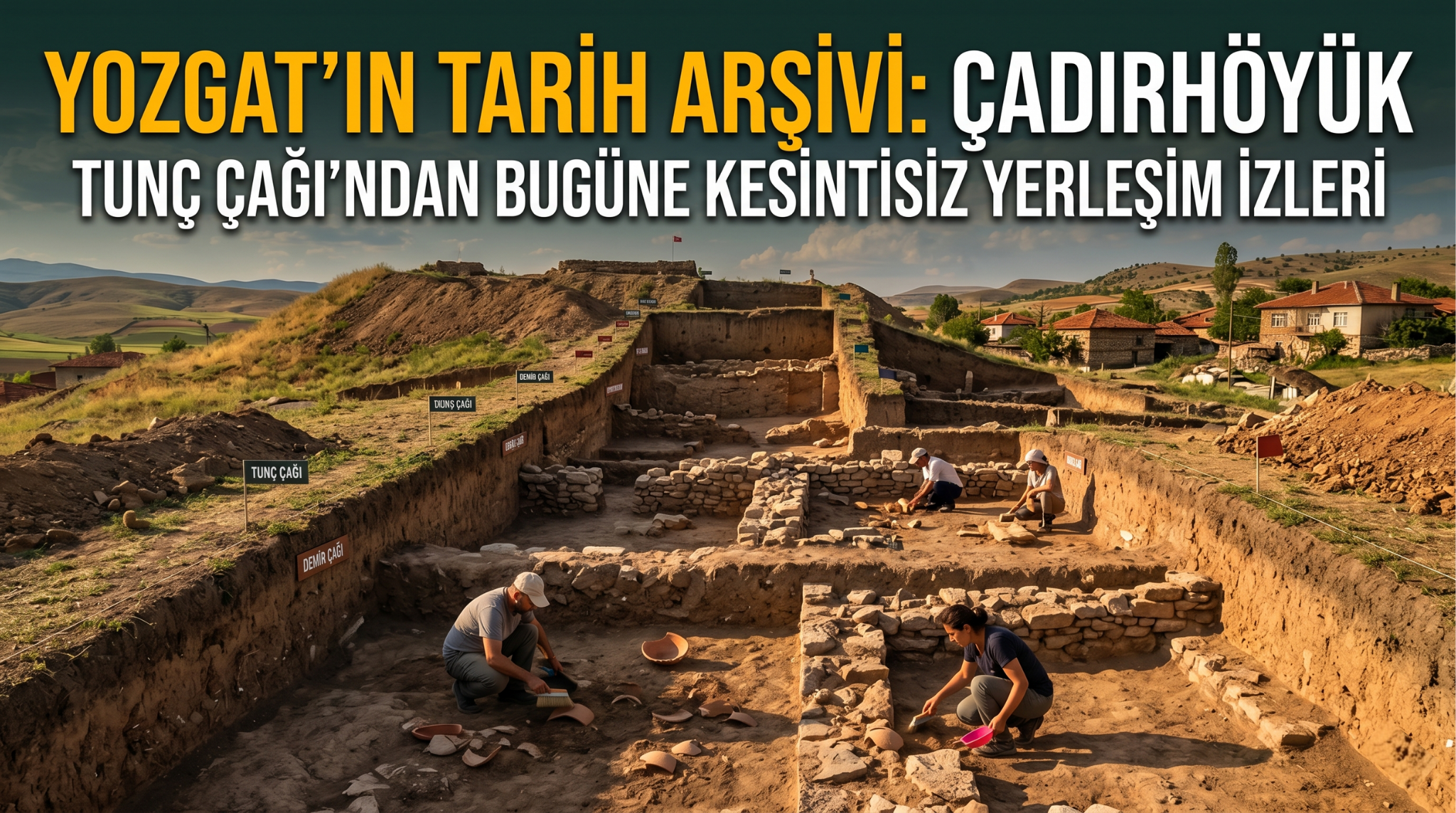 Yozgat’ın Tunç Çağı’ndan Günümüze Uzanan Tarih Arşivi