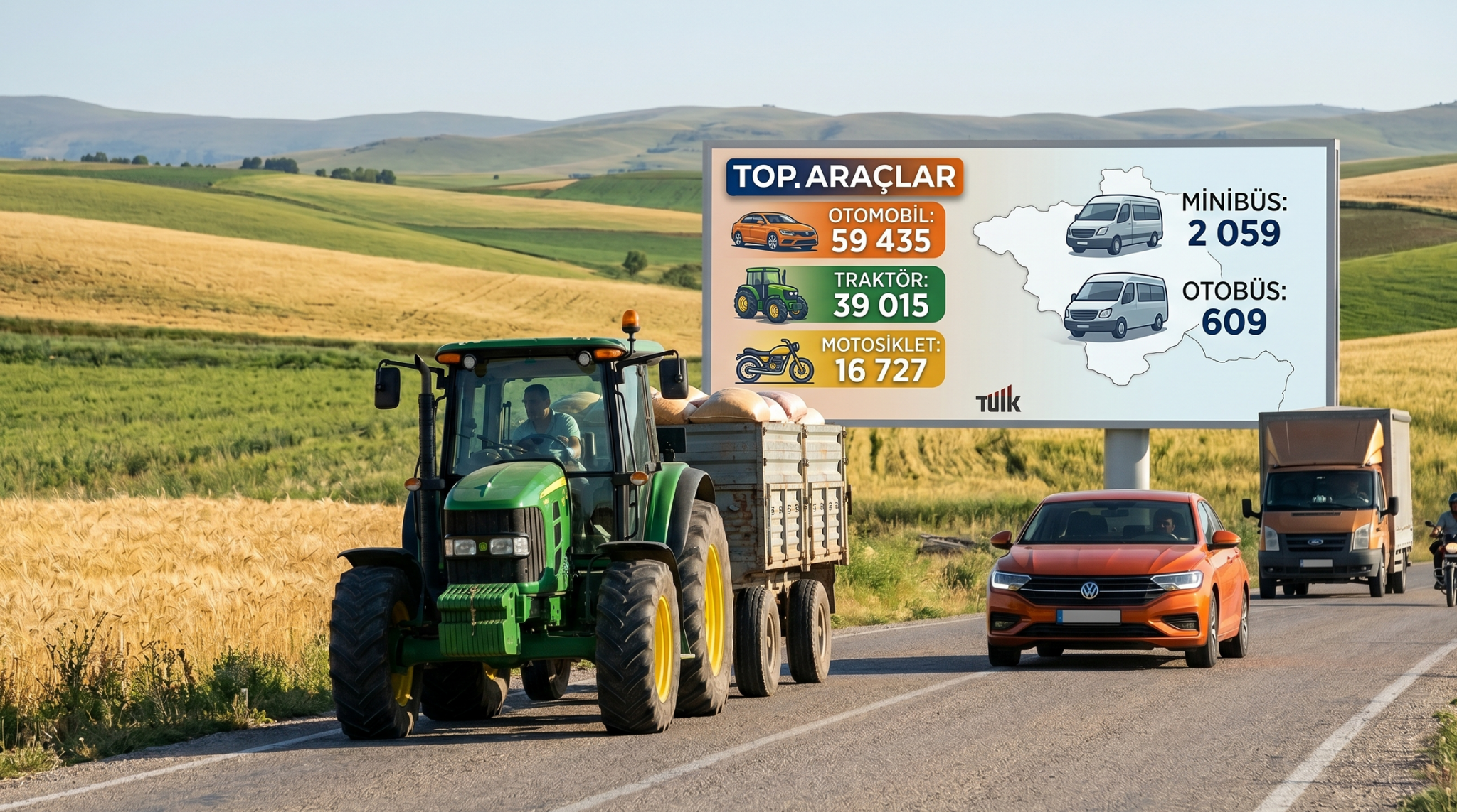TÜİK 2026 Verileri Açıklandı: Yozgat’ta Araç Sayısı 139 Bini Aştı