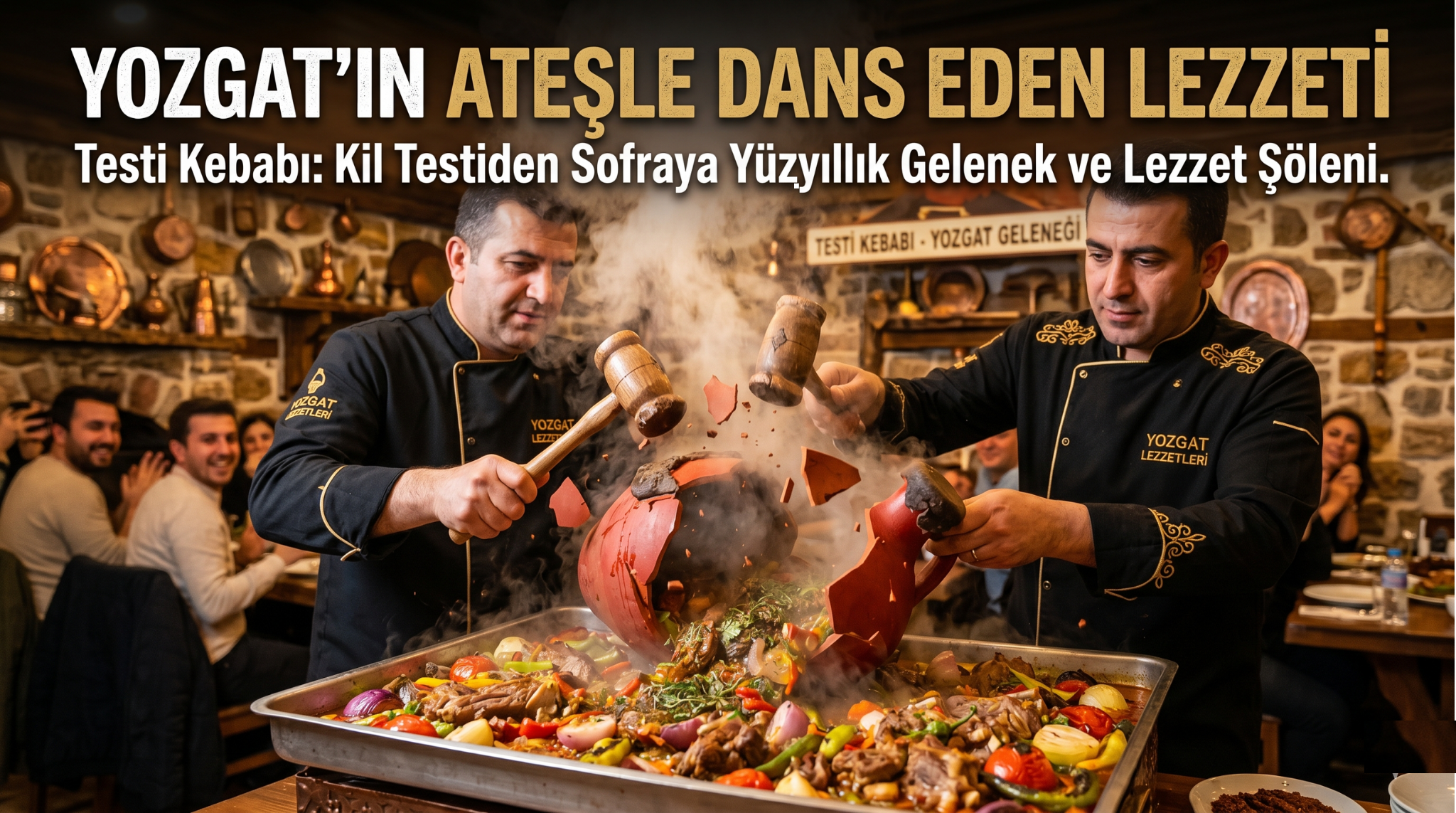 Yozgat’ın Ateşten Doğan Lezzeti: Testi Kebabı Gastronominin Zirvesinde