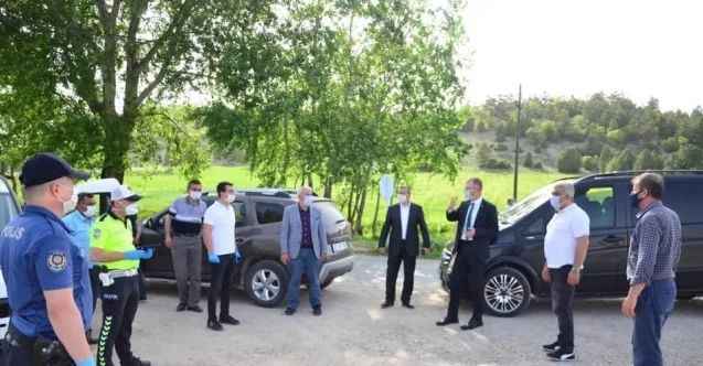 Başkan Ceyhun, Hisarcık’ta Korona virüs önlemlerini yerinde inceledi