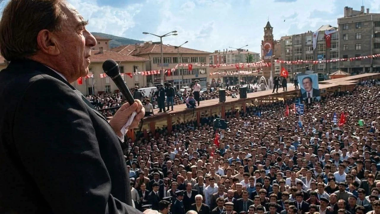 Yozgat’ta Alparslan Türkeş Miting Fotoğrafı Gündem Oldu