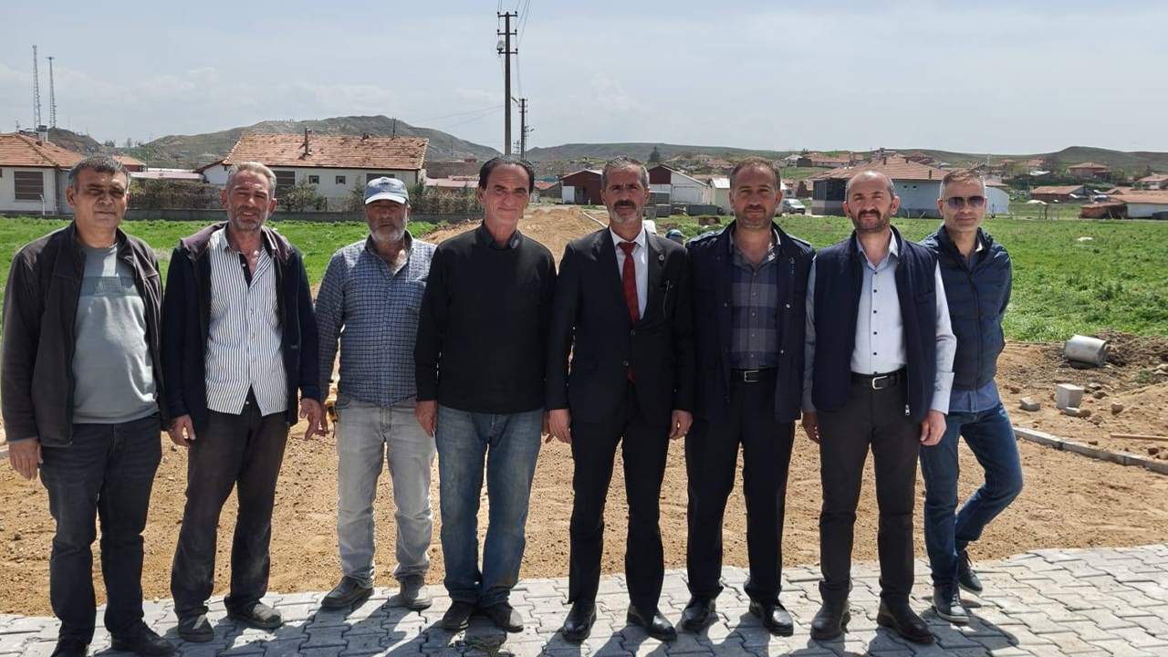 Çerikli Belediyesi’nden Kilit Parke Çalışmalarına Yerinde İnceleme: Başkan Çağlar Sahada