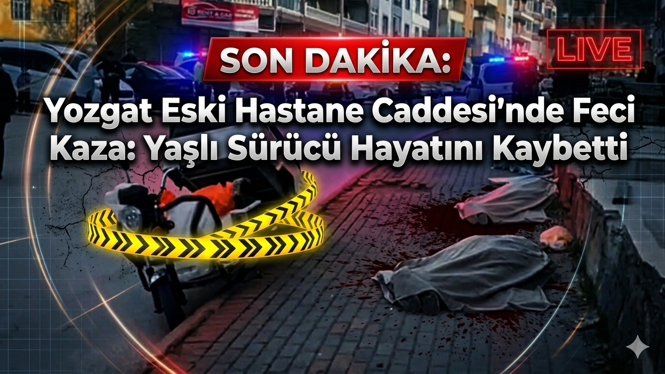 Yozgat Eski Hastane Caddesi’nde Feci Kaza: Yaşlı Sürücü Hayatını Kaybetti